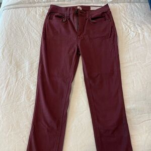 Rag and Bone high rise straight ankle pant